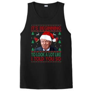 ItS Beginning To Look A Lot Like I Told You So Trump Xma PosiCharge Competitor Tank