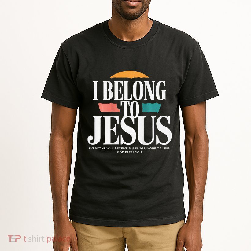 I Belong To Jesus Cross Minimalist Christian Tall T-Shirt