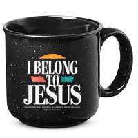 I Belong To Jesus Cross Minimalist Christian 15oz Campfire Ceramic Mug