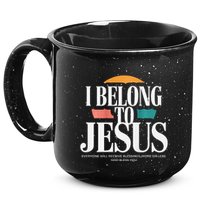 I Belong To Jesus Cross Minimalist Christian 15oz Campfire Ceramic Mug