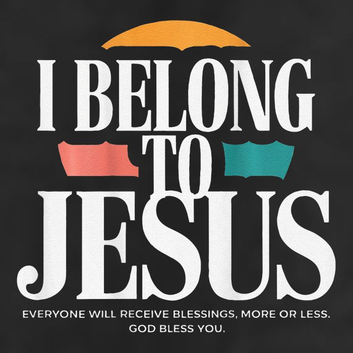 I Belong To Jesus Cross Minimalist Christian Golf Towel