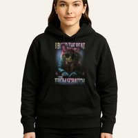 I Build The Beat From Scratch Funny Cosmic Dj Cat Hoodie