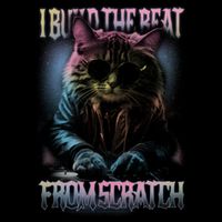 I Build The Beat From Scratch Funny Cosmic Dj Cat Daily Commute Backpack