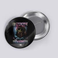 I Build The Beat From Scratch Funny Cosmic Dj Cat Button