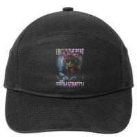 I Build The Beat From Scratch Funny Cosmic Dj Cat 7-Panel Snapback Hat