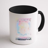 I Build The Beat From Scratch Funny Cosmic Dj Cat Mug