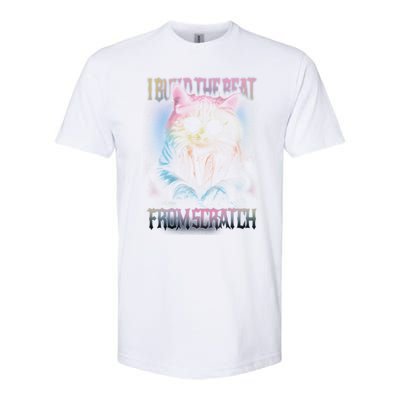 I Build The Beat From Scratch Funny Cosmic Dj Cat Softstyle® CVC T-Shirt