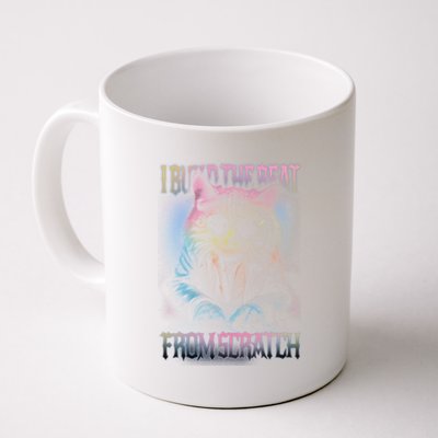 I Build The Beat From Scratch Funny Cosmic Dj Cat Coffee Mug