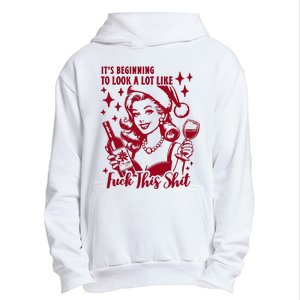 ItS Beginning To Look A Lot Like Fuck This Shit Funny Christmas Xmas Urban Pullover Hoodie