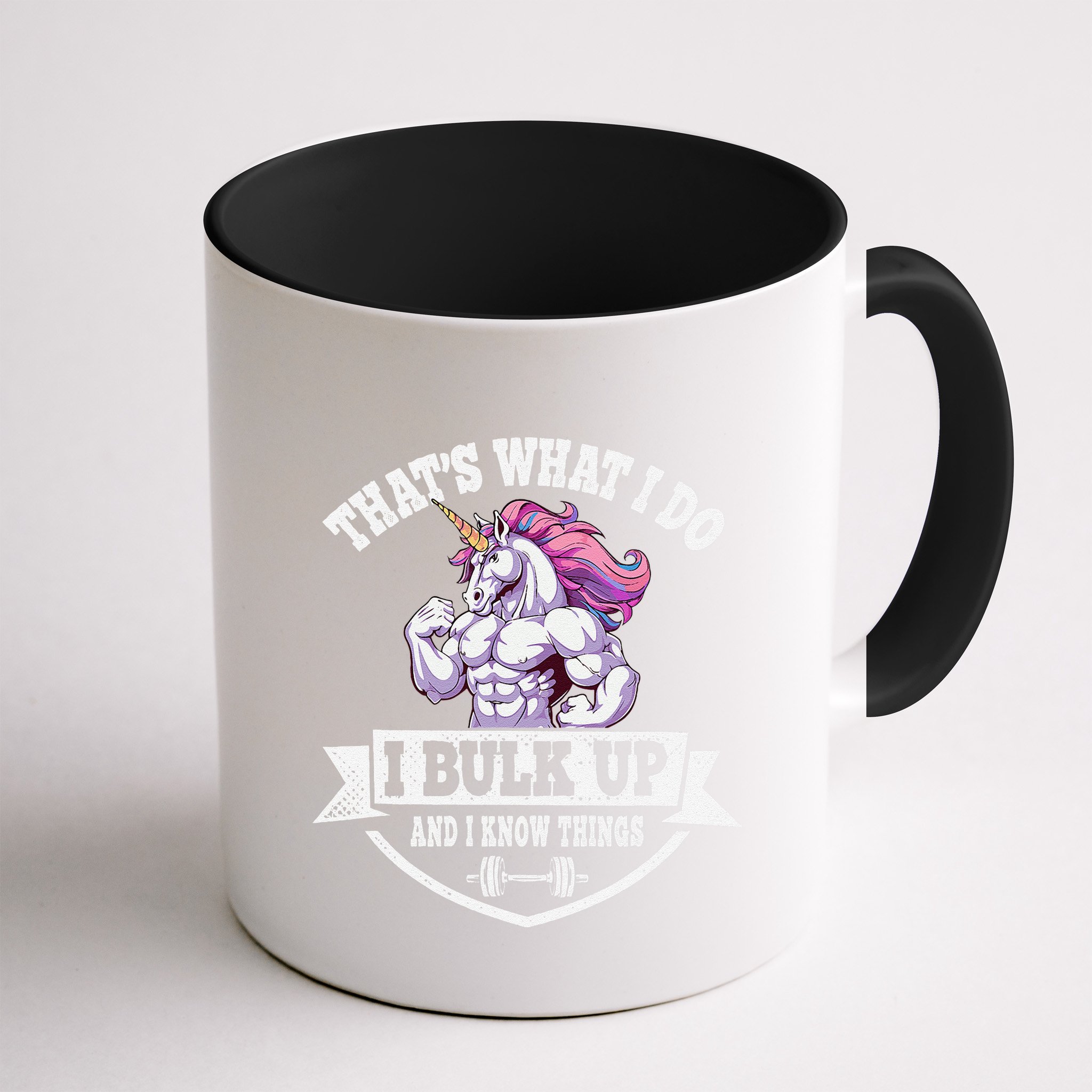 I Bulk Up Funny Unicorn Workout Training Mug