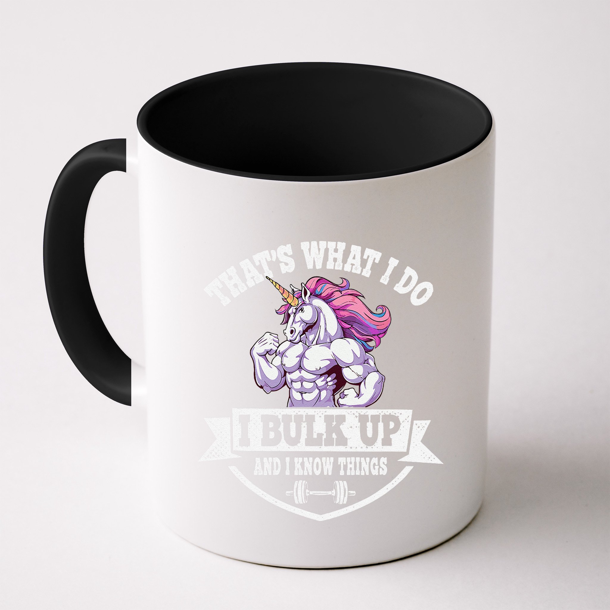 I Bulk Up Funny Unicorn Workout Training Mug