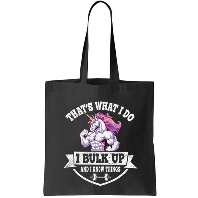 I Bulk Up Funny Unicorn Workout Training Bag
