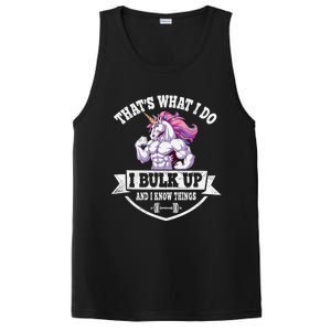 I Bulk Up Funny Unicorn Workout Training PosiCharge Competitor Tank