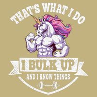 I Bulk Up Funny Unicorn Workout Training Long Sleeve Shirt