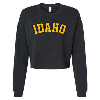 Idaho Basic  Vandal College Potatoe State Cropped Pullover Crew