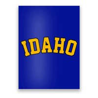 Idaho Basic  Vandal College Potatoe State Poster