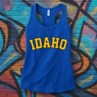 Idaho Basic  Vandal College Potatoe State Womens Tank Top