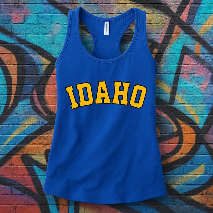 Idaho Basic  Vandal College Potatoe State Womens Tank Top