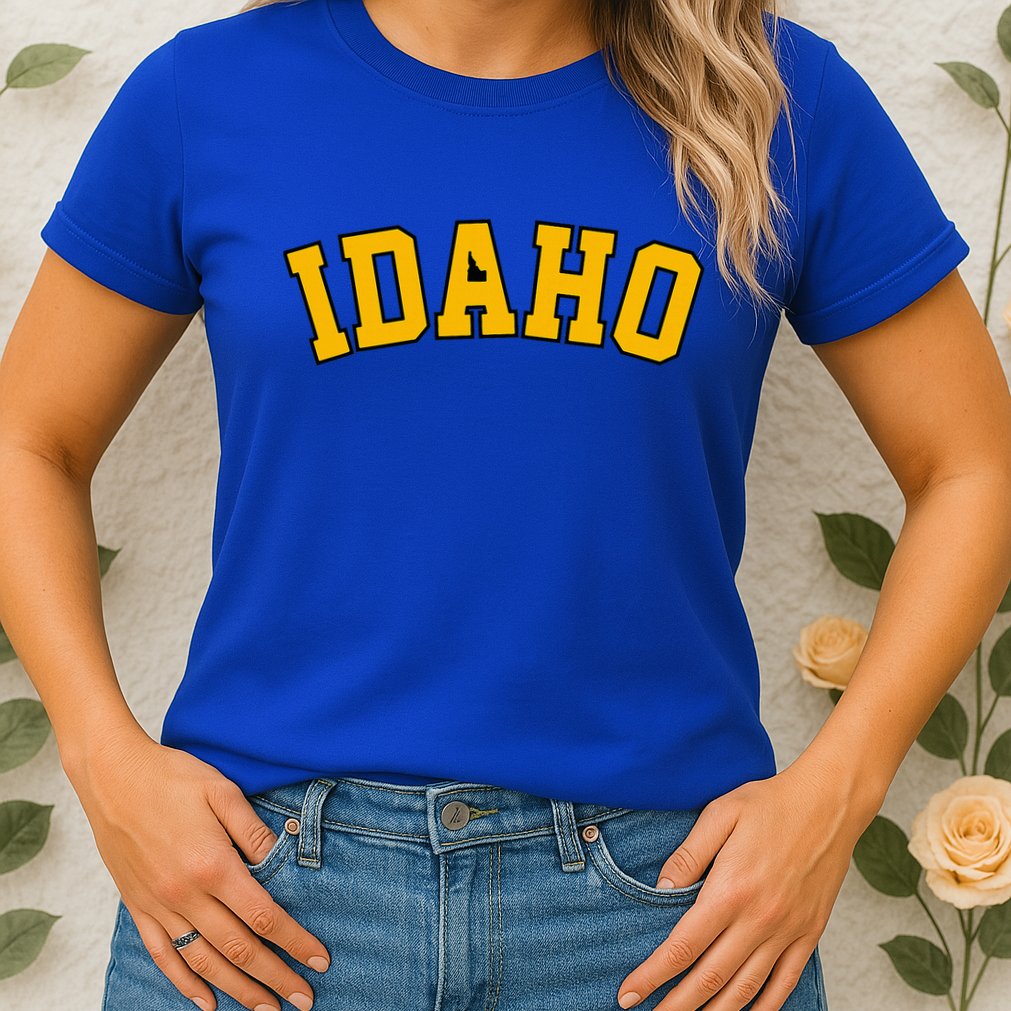 Idaho Basic  Vandal College Potatoe State Womens T-Shirt