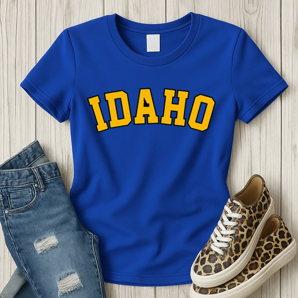 Idaho Basic  Vandal College Potatoe State Womens T-Shirt