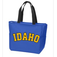 Idaho Basic  Vandal College Potatoe State Zip Tote Bag