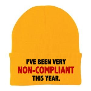 I've Been Very Non Compliant This Year Knit Cap Winter Beanie