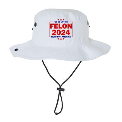 ILl Be Voting Felon 2024 Fight For America Trump 2024 Legacy Cool Fit Booney Bucket Hat