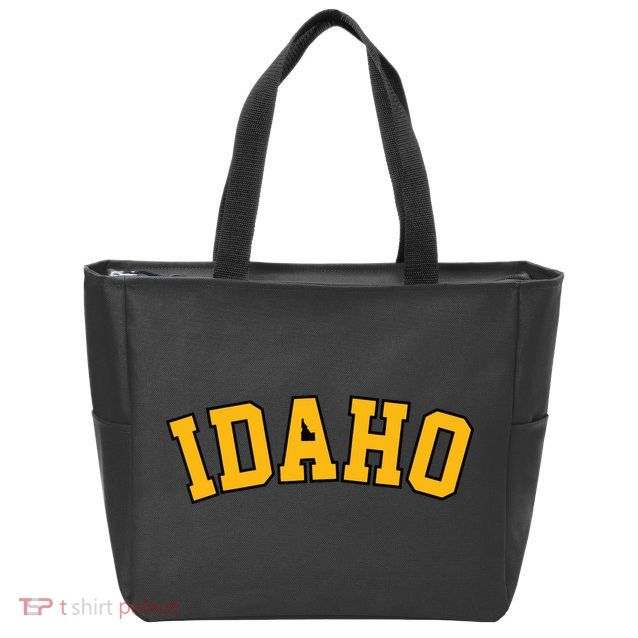 Idaho Basic Vandal College Potatoe State Gift Zip Tote Bag