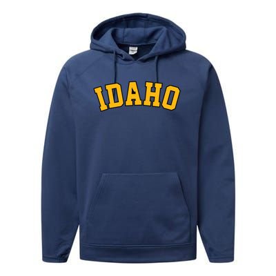 Idaho Basic Vandal College Potatoe State Gift Performance Fleece Hoodie