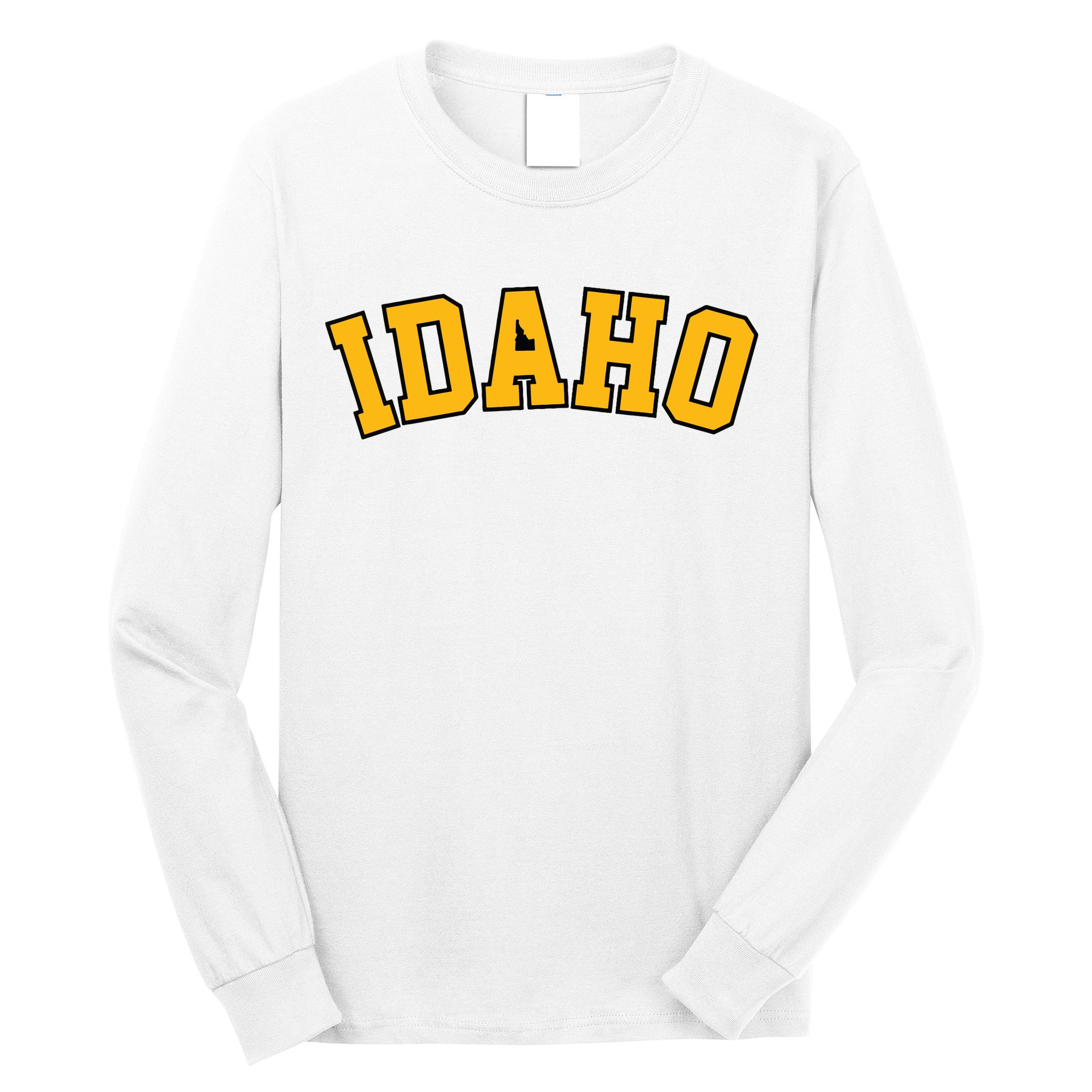 Idaho Basic Vandal College Potatoe State Gift Long Sleeve Shirt