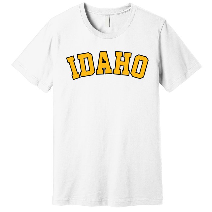 Idaho Basic Vandal College Potatoe State Gift Premium T-Shirt