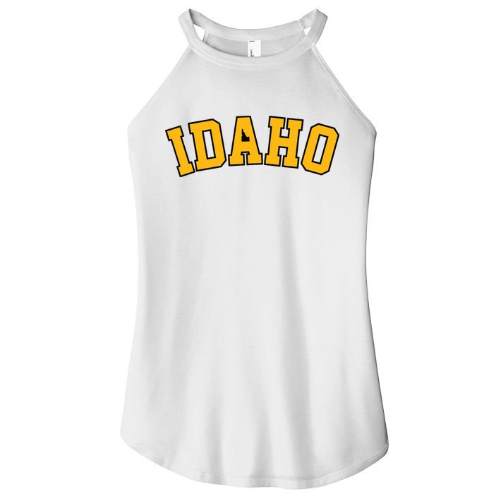 Idaho Basic Vandal College Potatoe State Gift Women's Perfect Tri Rocker Tank