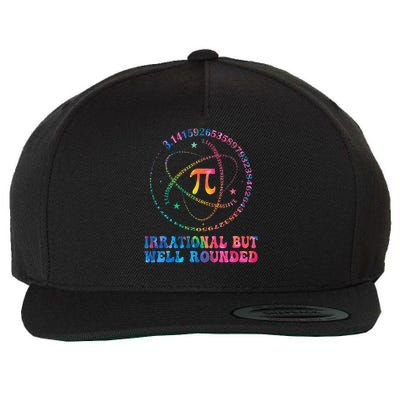 Irrational But Well Rounded Pi Day Math Geek Teacher Wool Snapback Cap