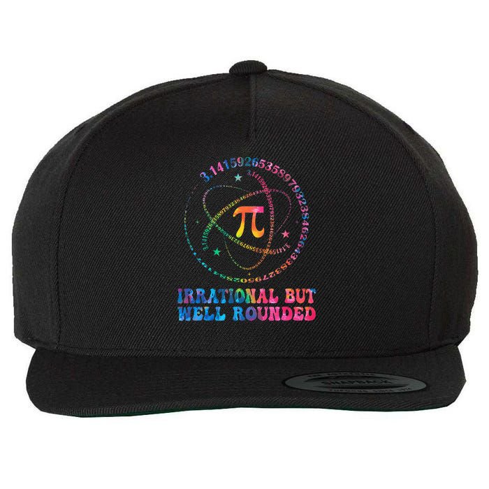 Irrational But Well Rounded Pi Day Math Geek Teacher Wool Snapback Cap