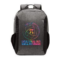 Irrational But Well Rounded Pi Day Math Geek Teacher Vector Backpack