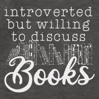 Introverted But Willing To Discuss Books, Funny Book Lover Vector Backpack
