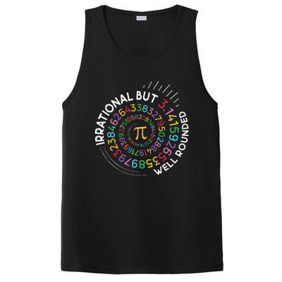 Irrational But Well Rounded Pi Day Math Teacher PosiCharge Competitor Tank