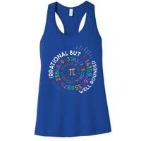 Irrational But Well Rounded Pi Day Math Teacher Women's Racerback Tank