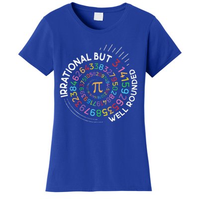 Irrational But Well Rounded Pi Day Math Teacher Women's T-Shirt