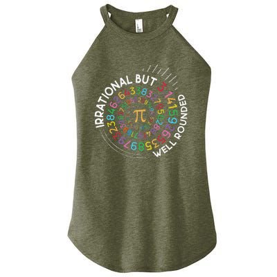 Irrational But Well Rounded Pi Day Math Teacher Women’s Perfect Tri Rocker Tank