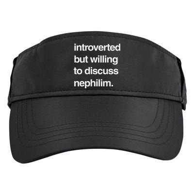 Introverted But Willing To Discuss Nephilim Adult Drive Performance Visor