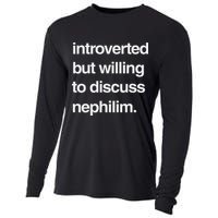 Introverted But Willing To Discuss Nephilim Cooling Performance Long Sleeve Crew