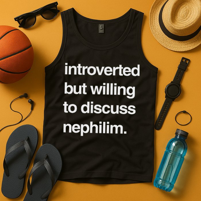 Introverted But Willing To Discuss Nephilim Tank Top