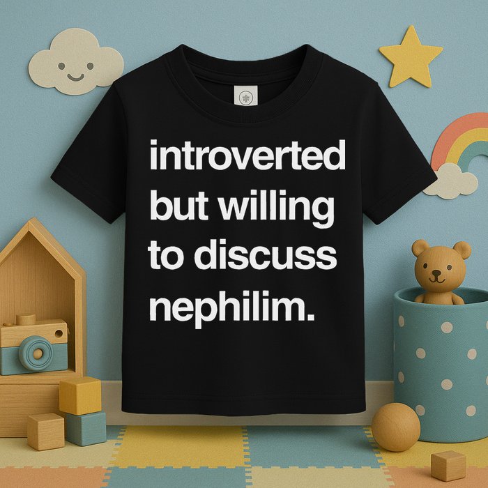 Introverted But Willing To Discuss Nephilim Toddler T-Shirt