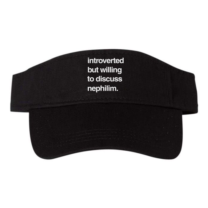 Introverted But Willing To Discuss Nephilim Visor