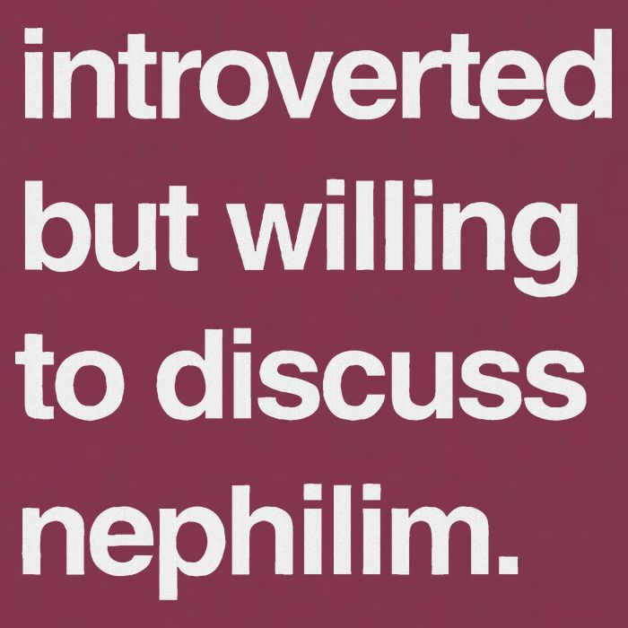 Introverted But Willing To Discuss Nephilim 16oz Travel Tumbler