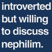 Introverted But Willing To Discuss Nephilim Infant Baby Jersey Bodysuit