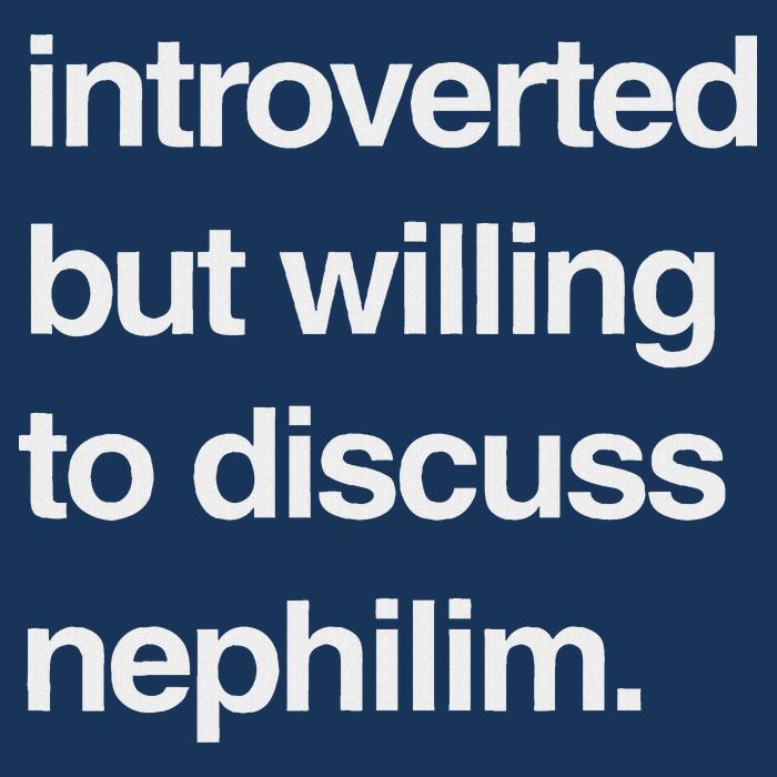 Introverted But Willing To Discuss Nephilim Infant Baby Jersey Bodysuit