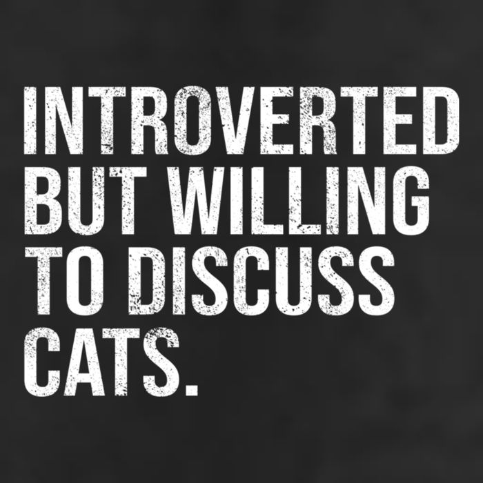 Introverted But Willing To Discuss Cats Introverts Trucker Hat
