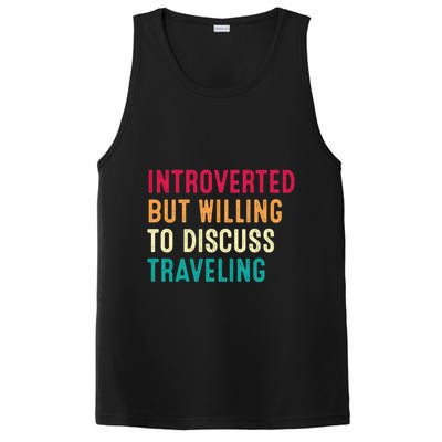 Introverted But Willing To Discuss Traveling Retro Vintage PosiCharge Competitor Tank